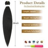 Vivieiei 26-Inch Ombre Braiding Hair for Women's Fashion and Beauty - Himpall